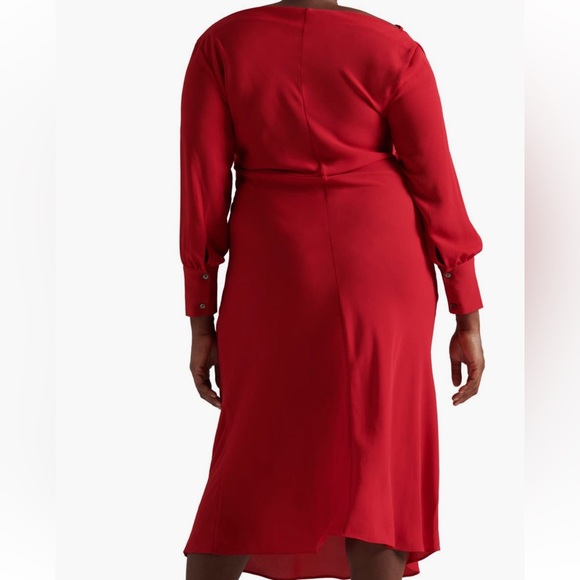 NWT Pari Passu Millie Bias Red Women's Dress D18 - Picture 3 of 5